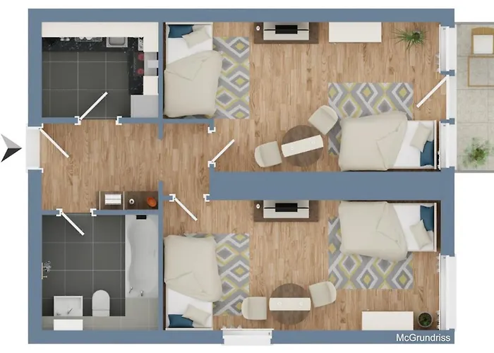 Cosyhomes24 - With Balcony And Parking Space - Wit01 Lejlighed *